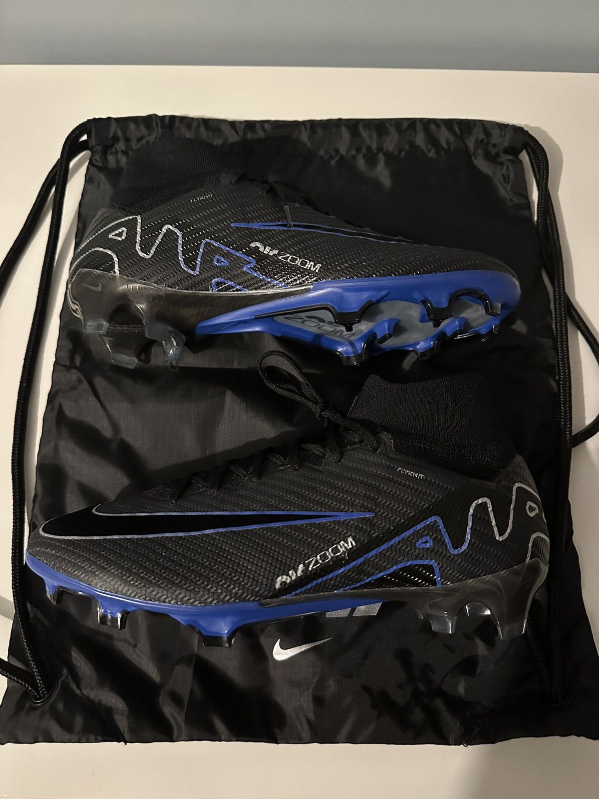 Nike Nike Mercurial Superfly 9 FG Black & Blue Size US 8 / EU 41 - 1 Thumbnail