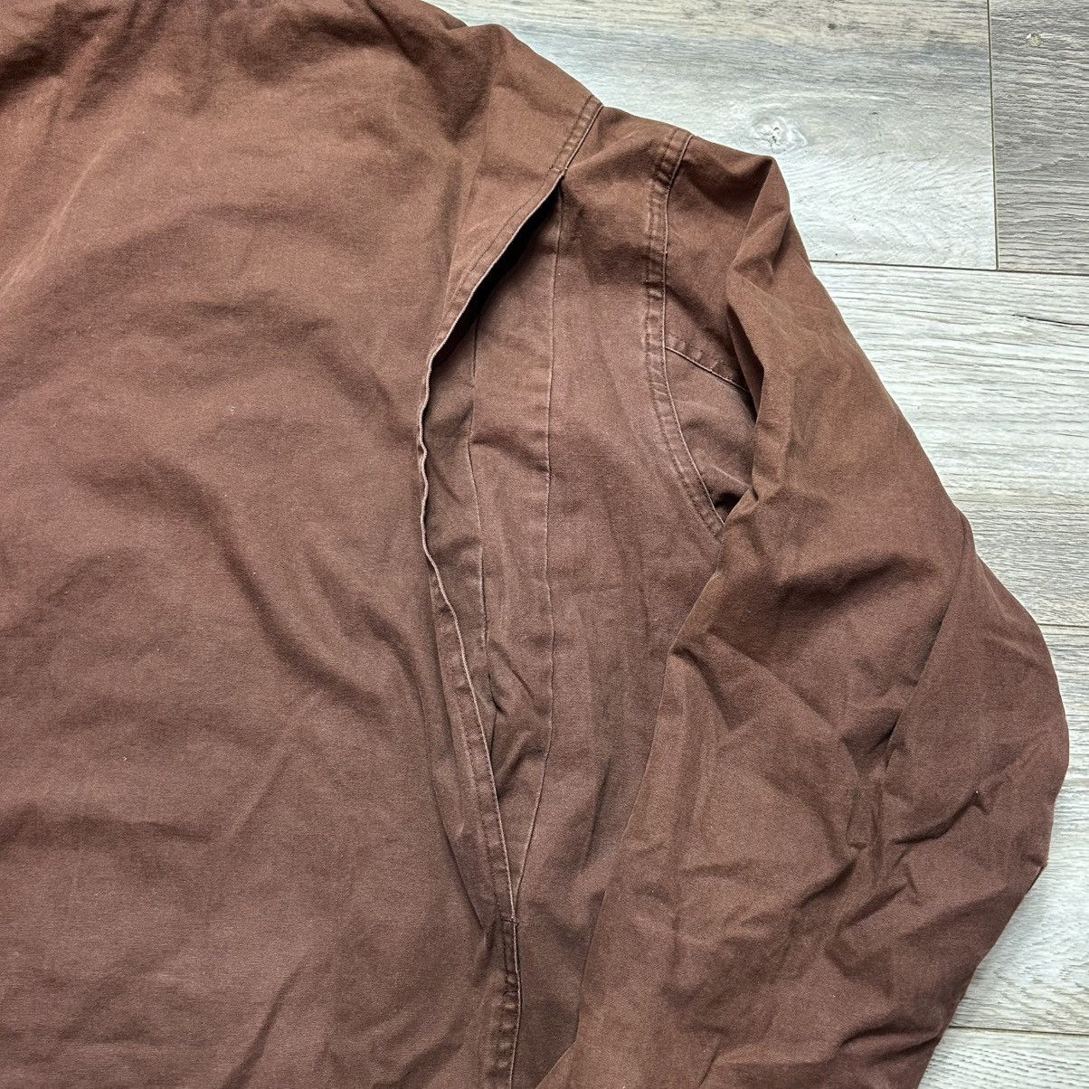 Vintage Naatak Outdoor Waxed Canvas Barn Coat — Brown Leather Collar Size US L / EU 52-54 / 3 - 10 Thumbnail