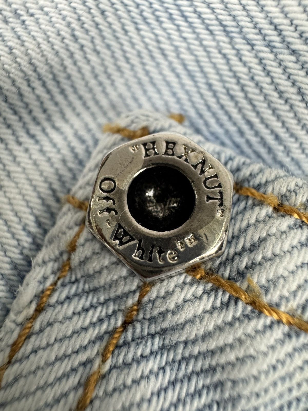 Off-White Off-White corp distress skinny light washed denim Size US 32 / EU 48 - 17 Thumbnail