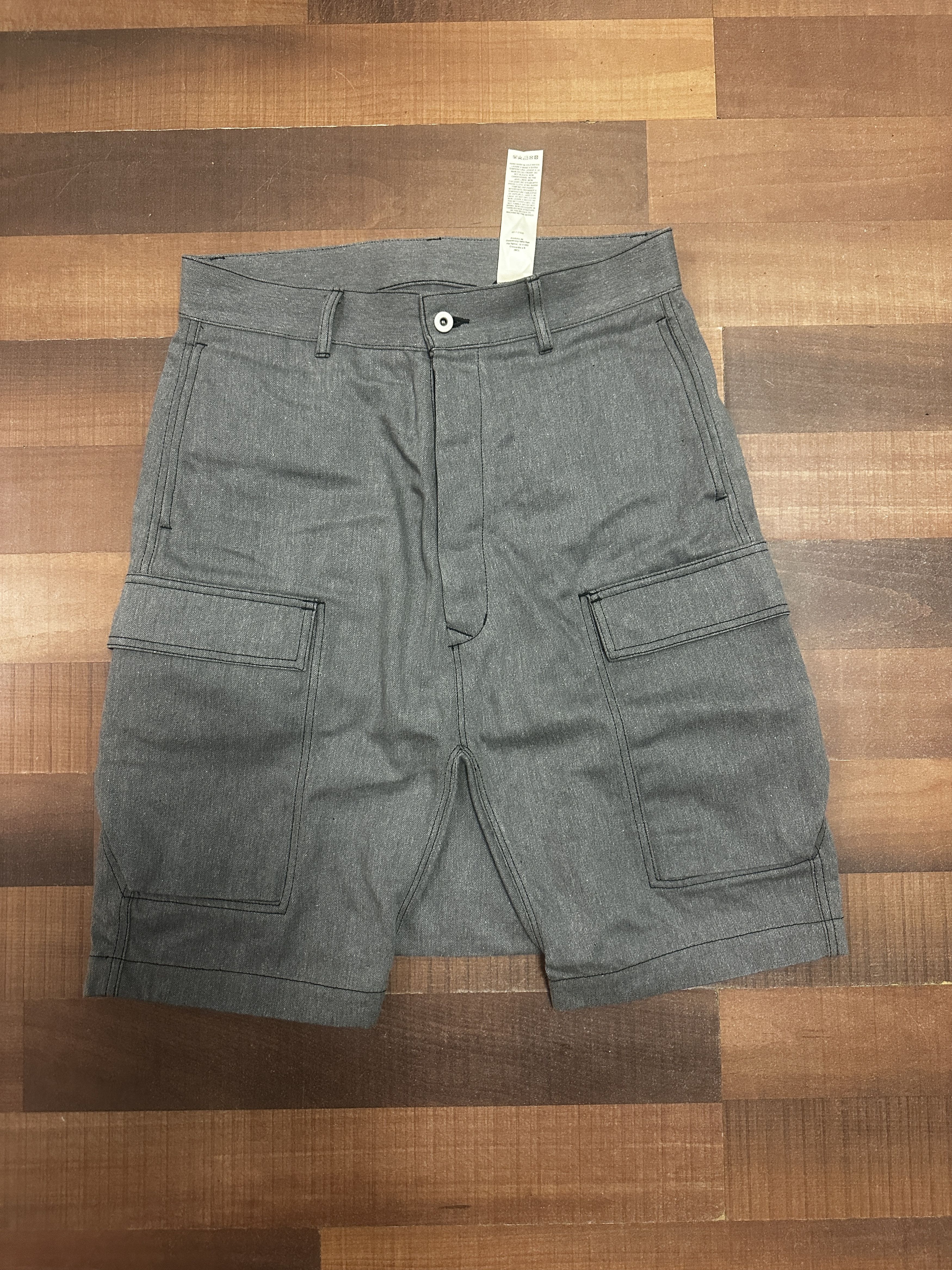 Rick Owens Drkshdw Rick Owens Denim Crotch Shorts Size US 32 / EU 48 - 1 Thumbnail