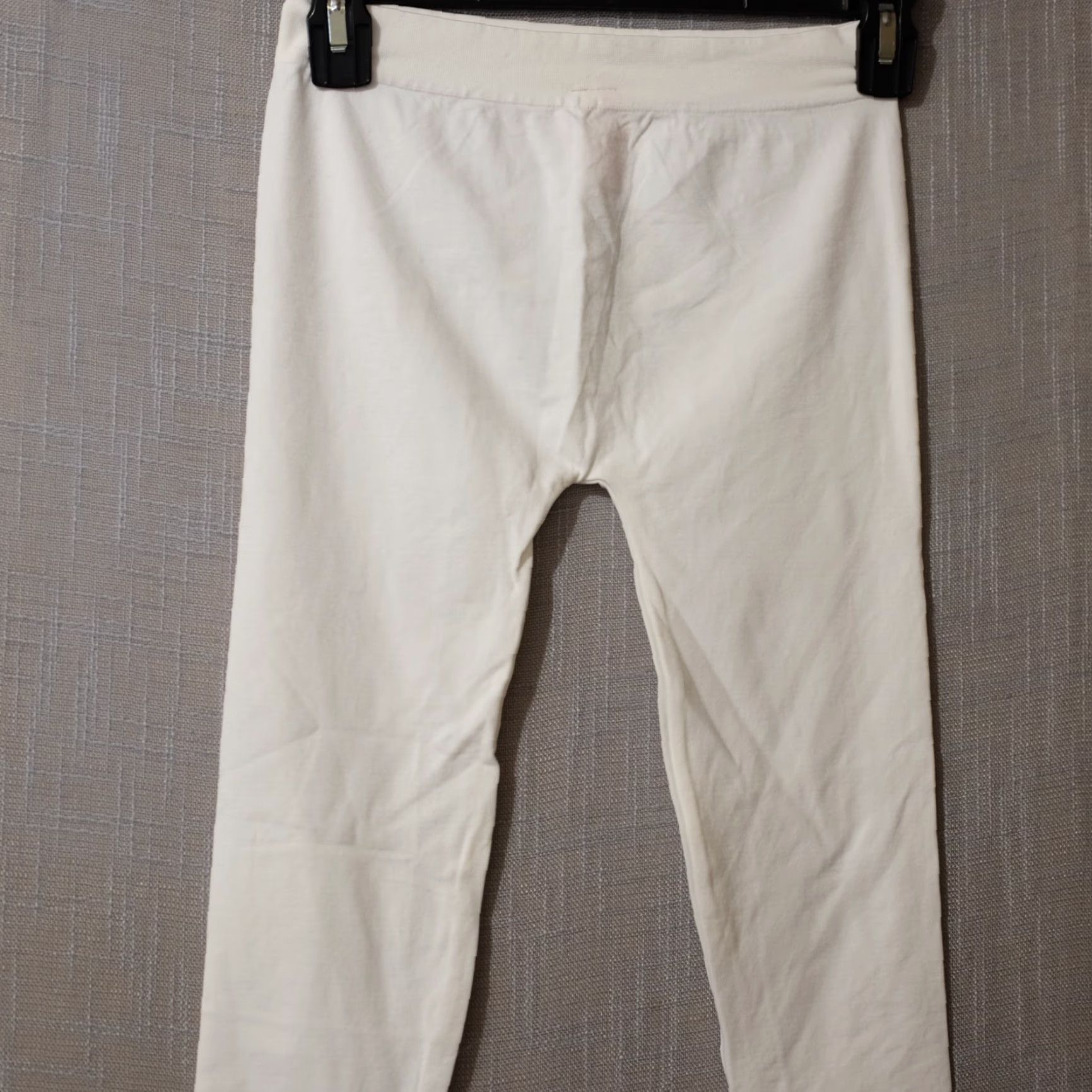 Vintage Nwot! Tanco Knit Legging Pants Style: C02 White Womens One Size #A1-78 Leggings Size 42" / US 20 - 5 Thumbnail