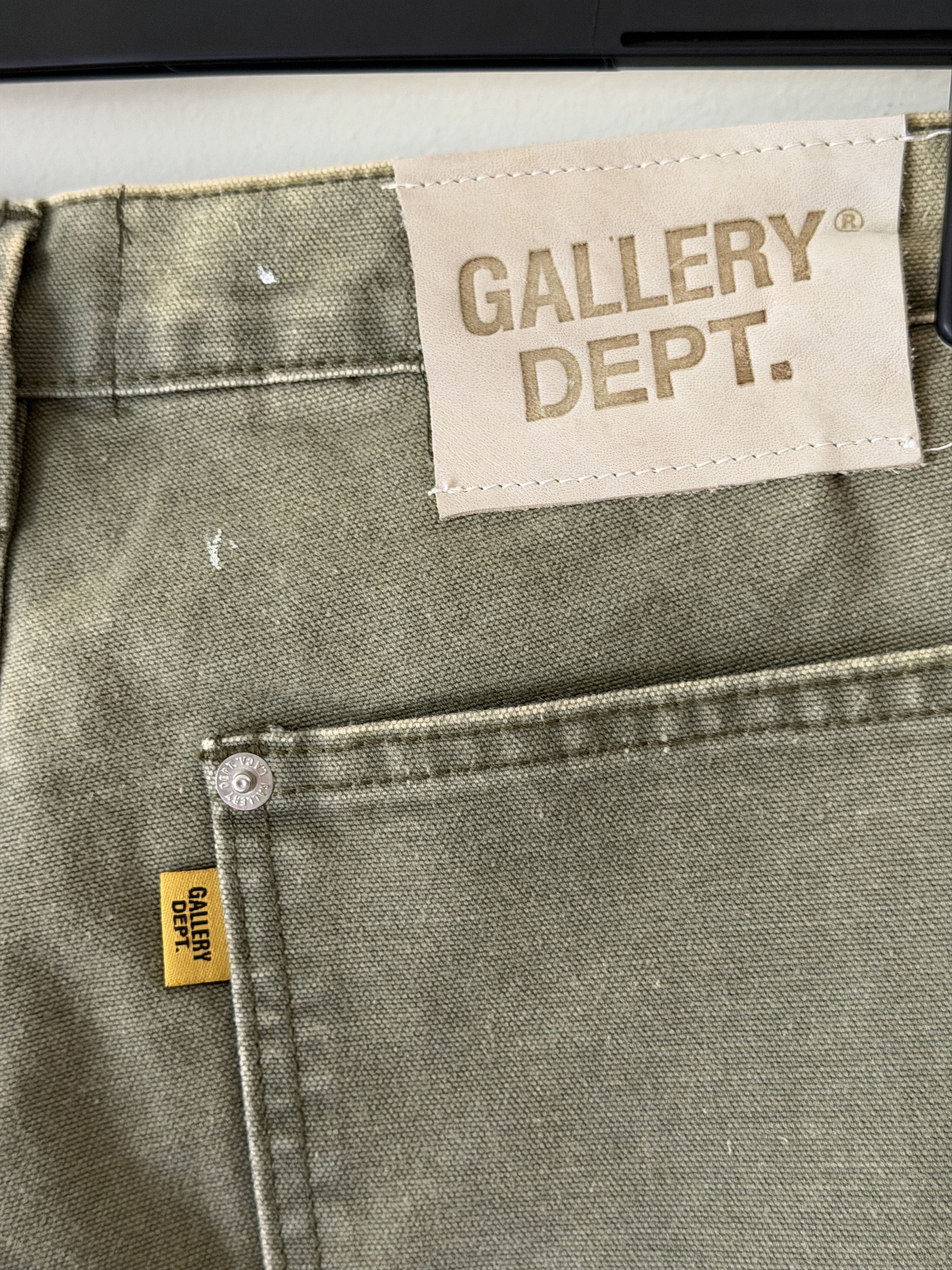 Gallery Dept. Gallery Dept. LA Flare Carpenter Pants in Moss Green Size US 33 - 8 Thumbnail