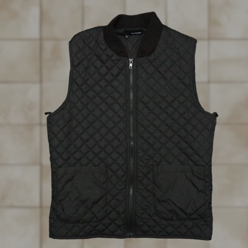 The Kooples The Kooples Vest Men Medium Black Full Zip Pockets Down Fill Insulated Zip Size US M / EU 48-50 / 2 - 1 Thumbnail
