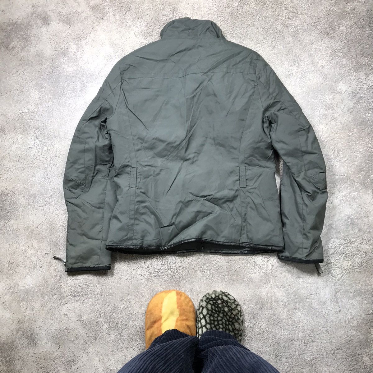 Vintage Vintage 90s Quilted Puffer Jacket Gorpcore Streetwear Grey L Size US L / EU 52-54 / 3 - 6 Thumbnail