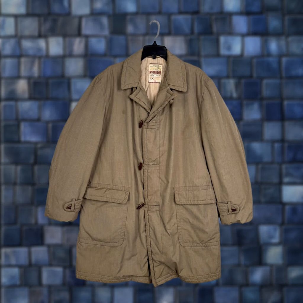 McGregor VINTAGE McGregor Coat Mens 42 Beige Cotton Quilted Zip Toggle Lined USA Coat Mens 42 Beige Cotton Quilted Zip Toggle Lined USA Size US XS / EU 42 / 0 - 1 Thumbnail