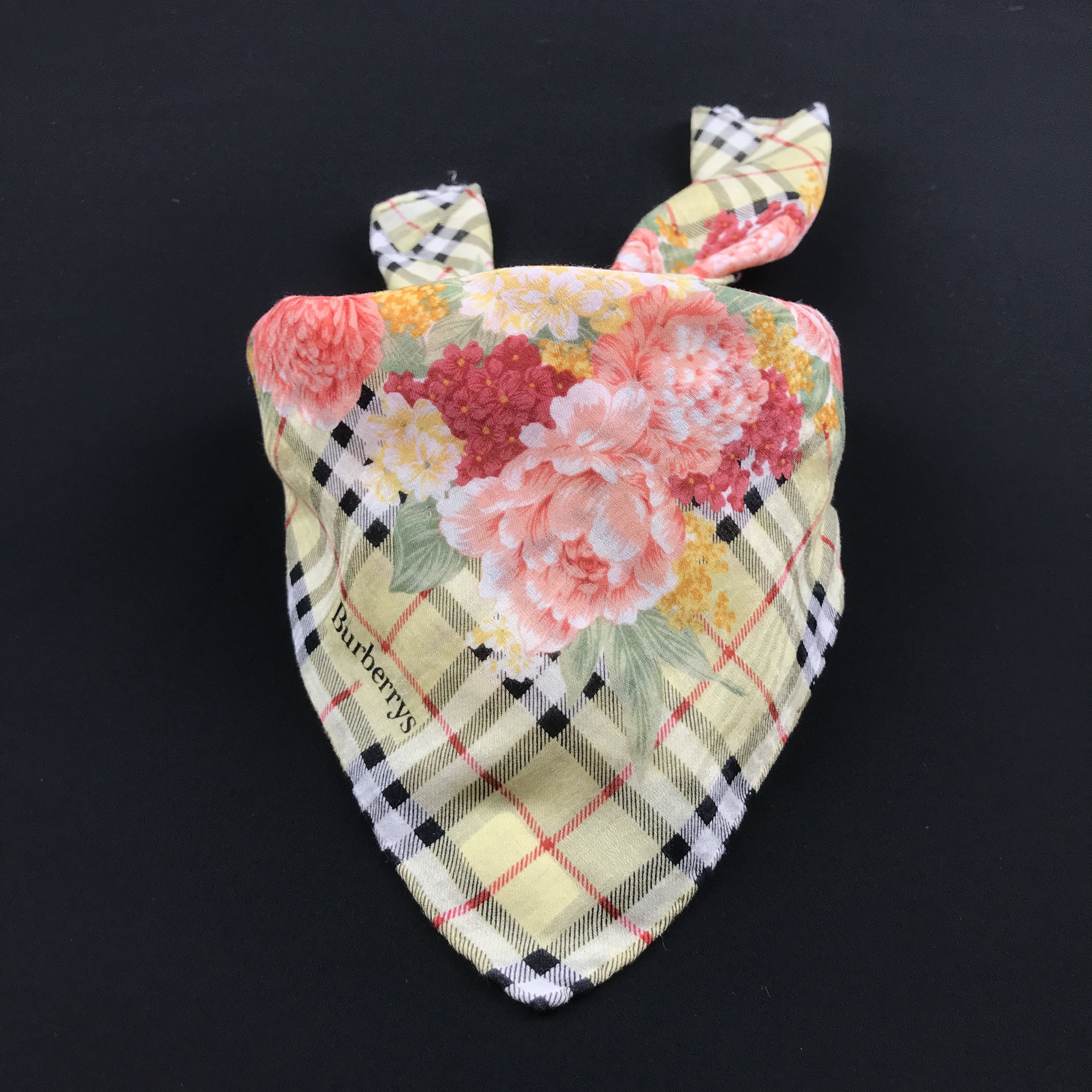 Burberry × Vintage Vintage Burberry Bandana Neckerchief Handkerchief Size ONE SIZE - 4 Thumbnail