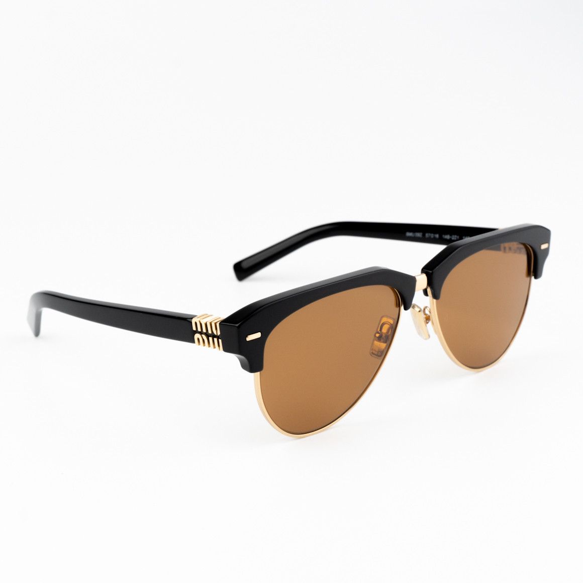 Miu Miu NEW Miu Miu MU09ZS 1AB2Z1 RUNWAY Unisex Sunglasses Size ONE SIZE - 5 Thumbnail