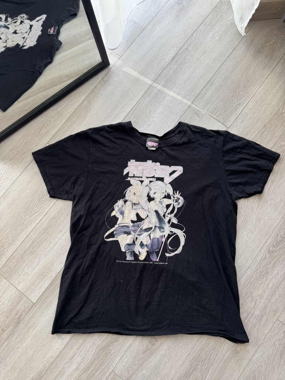 Japanese Brand Hatsune Miku T-Shirt Black Vocaloid Casual Japanese Music Size US M / EU 48-50 / 2 - 2 Thumbnail
