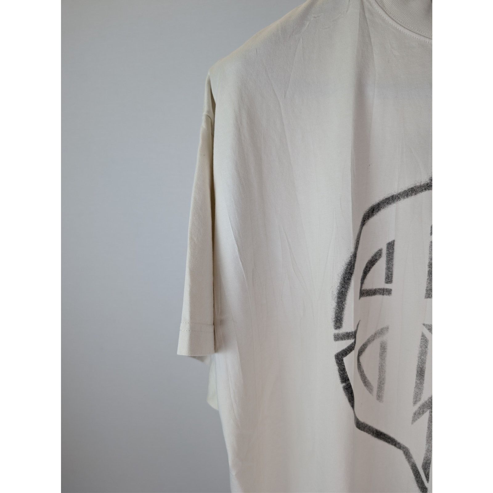 Balenciaga o1rshd1 Metal BB Stencil Vintage Oversized Jersey T-Shirt Size US M / EU 48-50 / 2 - 6 Thumbnail