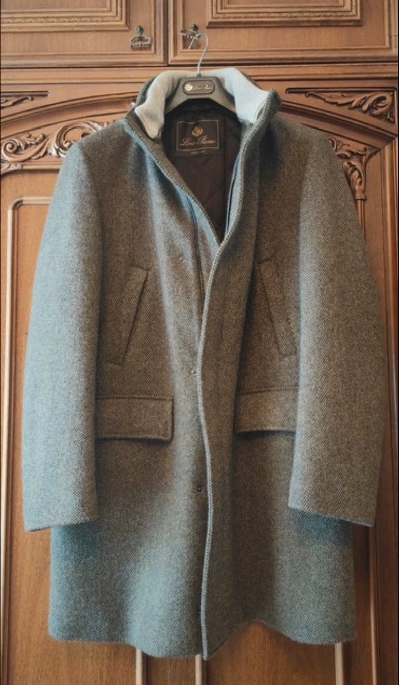 Loro Piana Loro Piana Cashmere Coat with Fur Collar Size US L / EU 52-54 / 3 - 1 Thumbnail