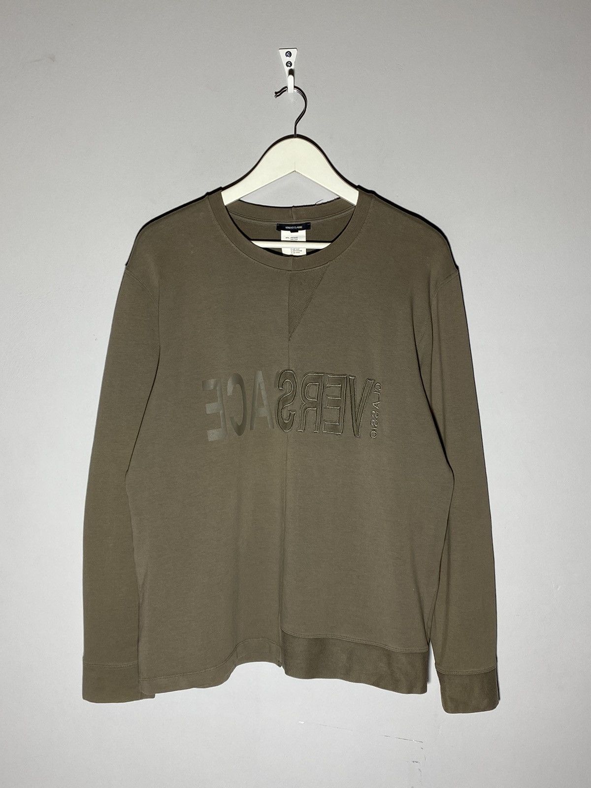 Versace × Vintage Versace Classic vintage reversible logo designed sweatshirt Size US L / EU 52-54 / 3 - 1 Thumbnail