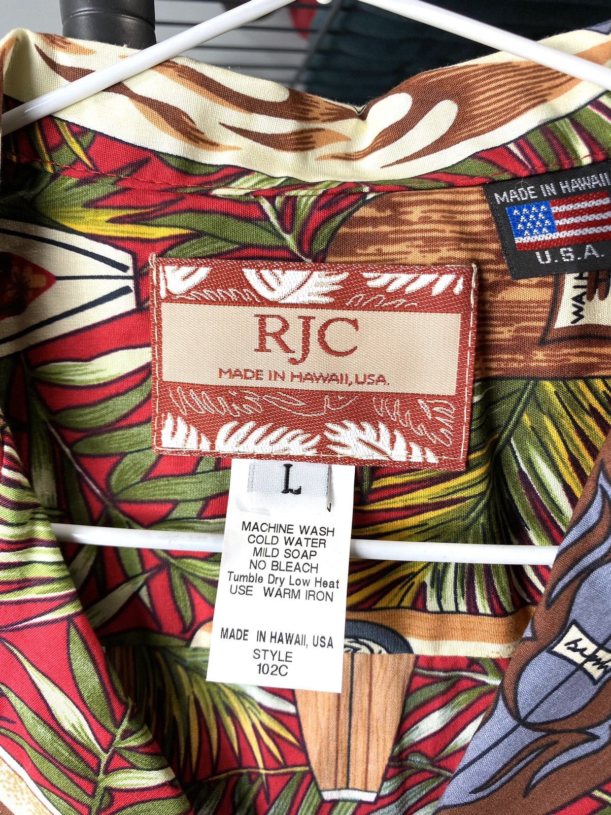 Vintage Rare! Vintage RJC Made In Hawaii USA Shirt American Vtg Size US L / EU 52-54 / 3 - 7 Thumbnail