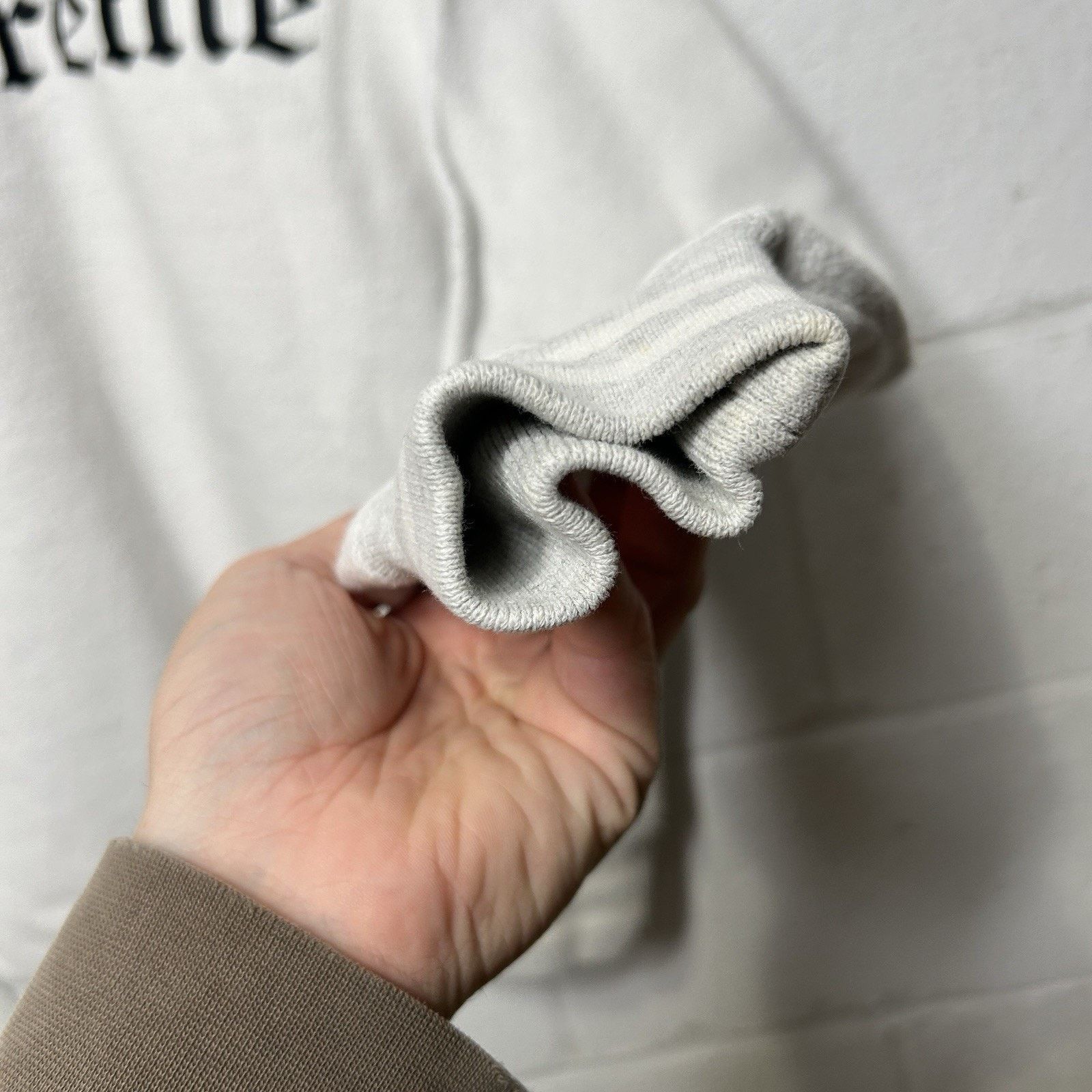 Supreme Supreme Reverse Fleece Hooded Sweatshirt “Ash Grey” FW16 Size US S / EU 44-46 / 1 - 6 Thumbnail