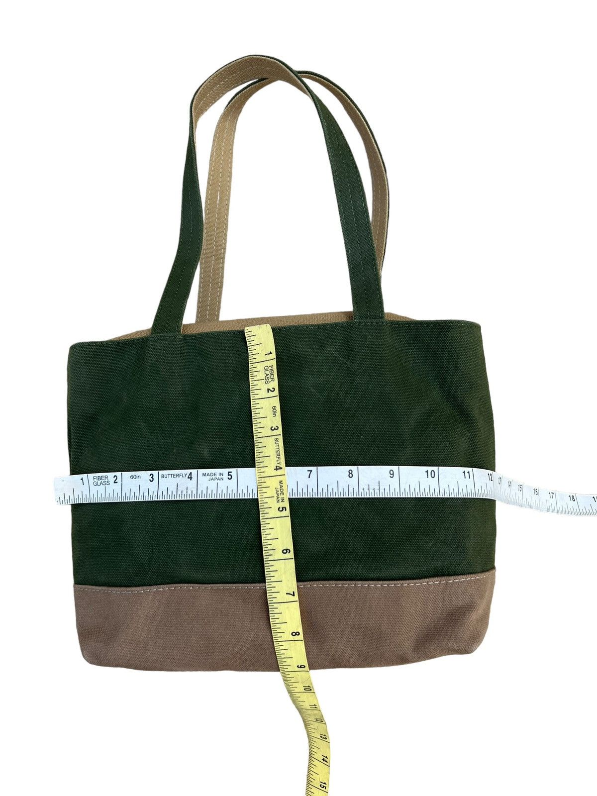 Vintage Van Nuys Japan Waxed Canvas Cotton Mini Tote Bag Size ONE SIZE - 12 Thumbnail