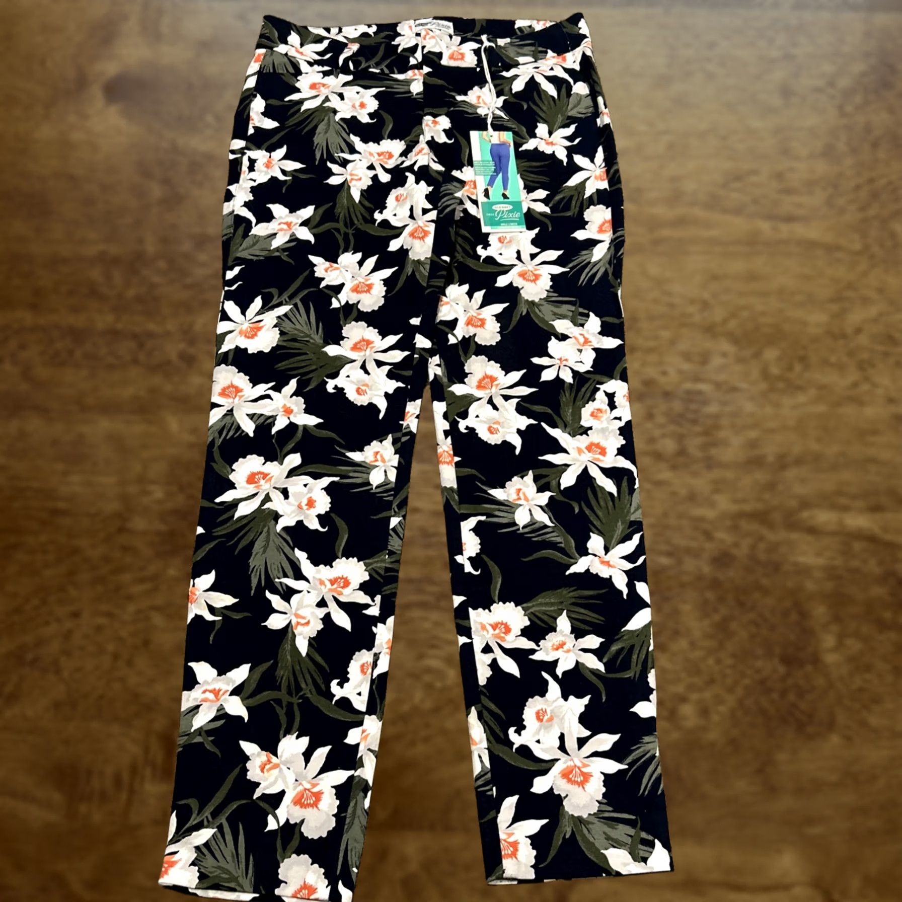 Old Navy Old Navy Pants Floral Skinny Ankle Regular Women 2 Multicolor Cotton Zip Pockets Inseam 27 in XS? Size 26" / US 2 / IT 38 - 1 Thumbnail