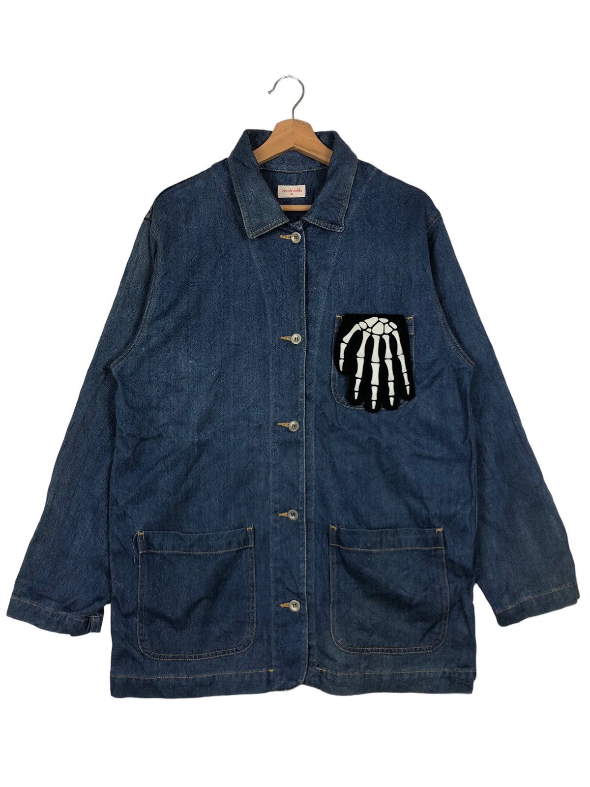 🔥Chore Work Denim Jacket Lovelivelife Issey Miyake Design