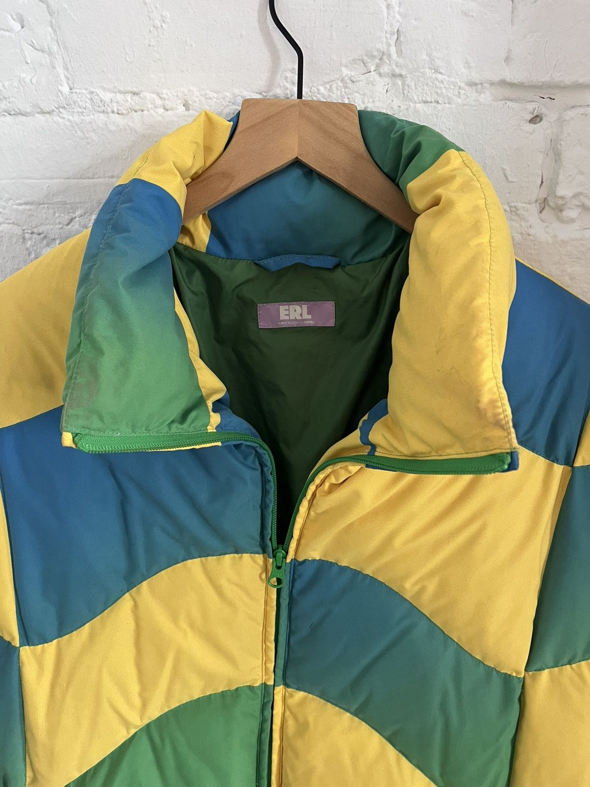 ERL ERL Gradient Checkered Ski Puffer Jacket Size US XS / EU 42 / 0 - 5 Thumbnail