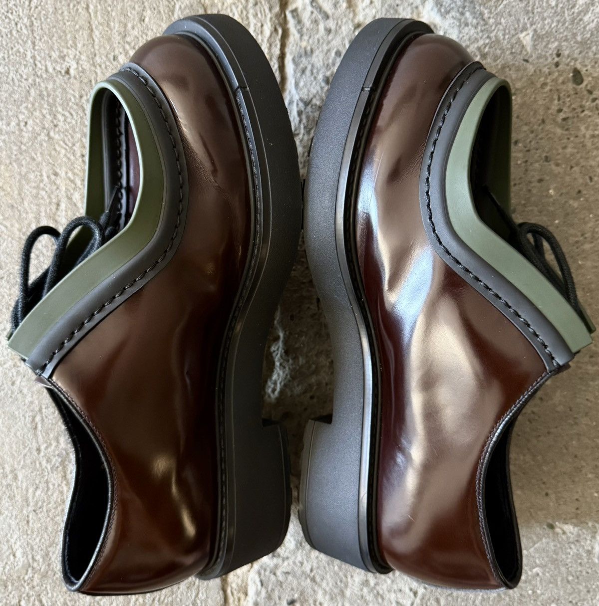 Prada × Raf Simons Prada - Raf Simons - FW2023 - Diapason Opaque -Brushed Derby Size US 8 / EU 41 - 19 Thumbnail