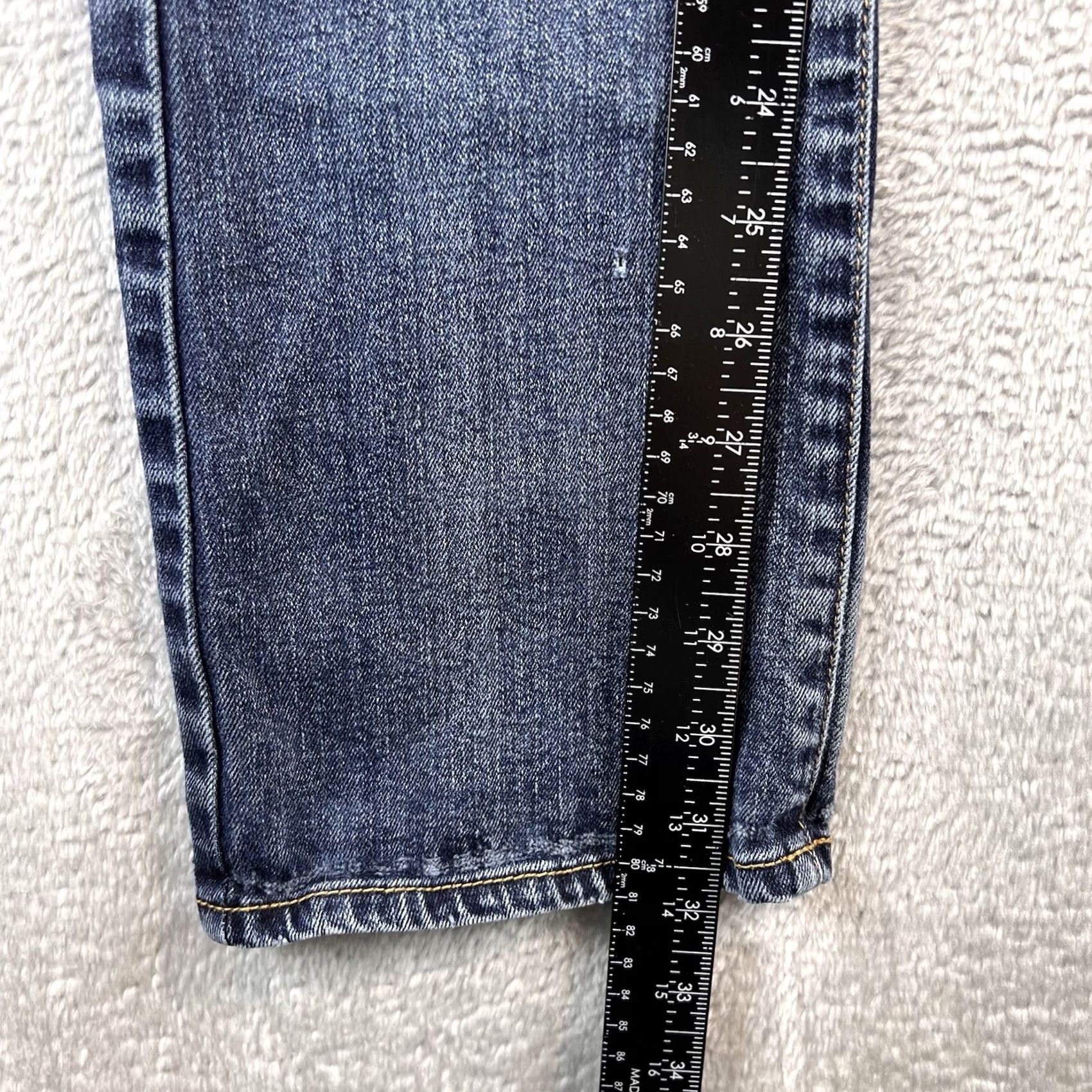 American Eagle Outfitters VINTAGE American Eagle Outfitters Kick boot Jeans Boho Blue 0 Tall Stretch Bootcut 32in Inseam Womens Size 25" / US 0 / IT 36 - 6 Thumbnail