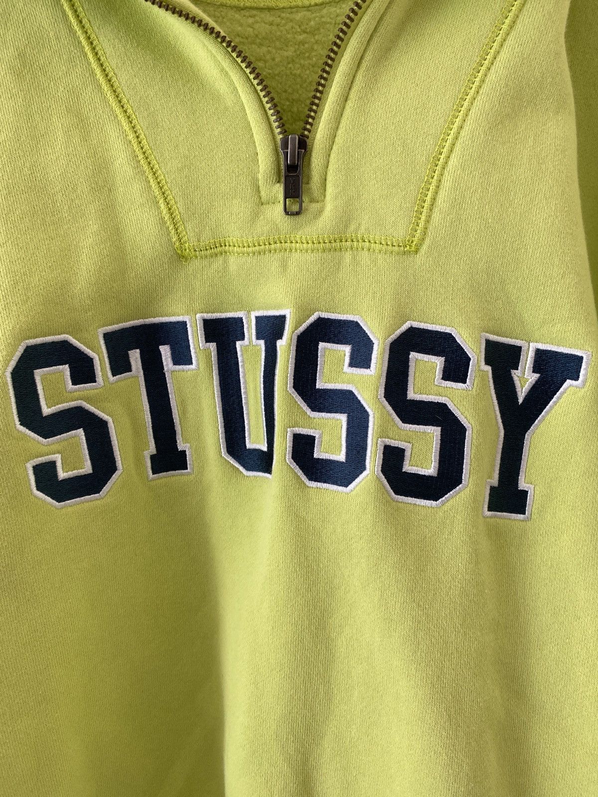 Stussy Stussy - Quarter zip sweater Size US L / EU 52-54 / 3 - 4 Thumbnail