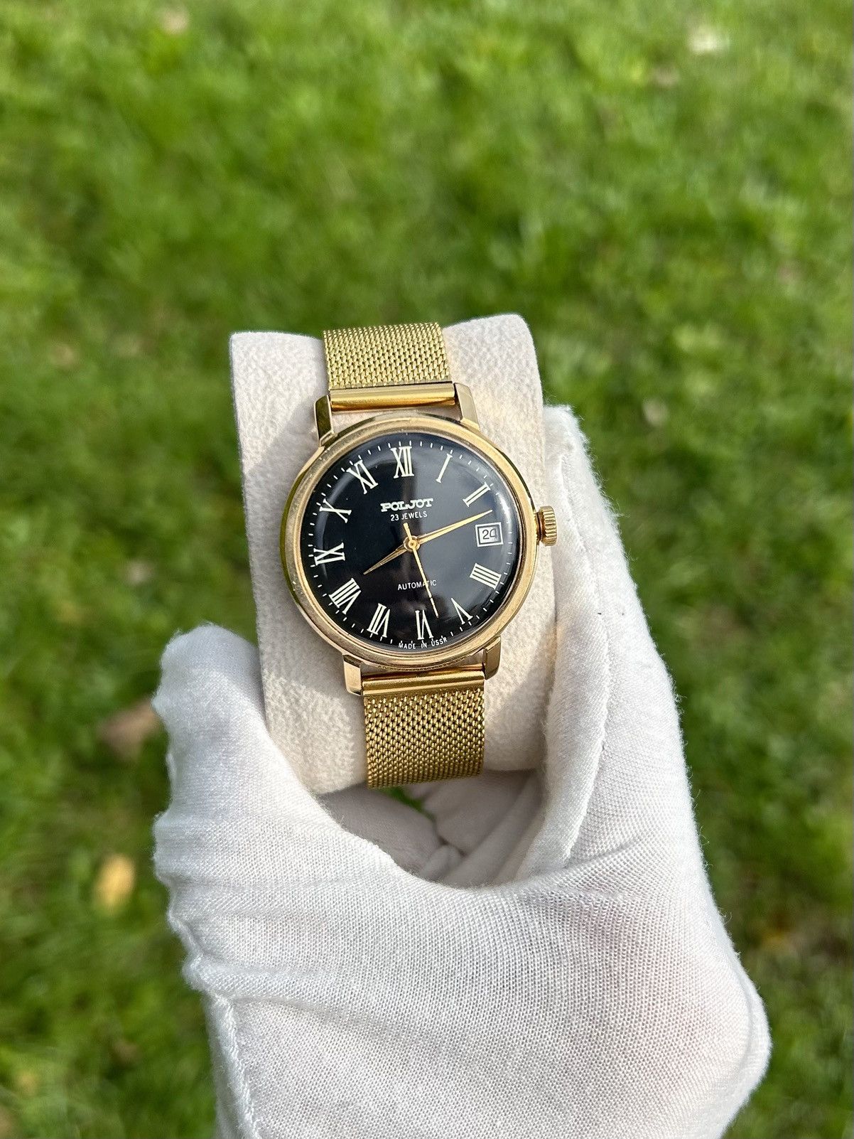 Vintage Vintage Watch Poljot USSR Automatic Automatic 1980s Size ONE SIZE - 11 Thumbnail