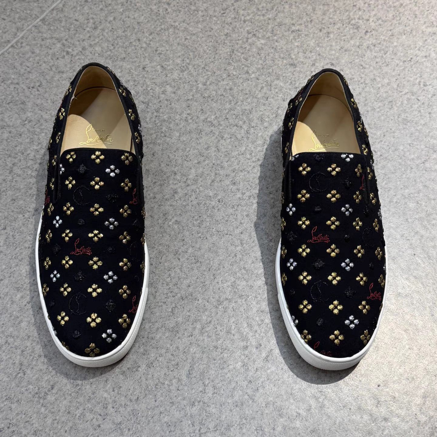 Christian Louboutin Christian Louboutin Monogram Red Sole Slip-On K15 Size US 11 / EU 44 - 5 Thumbnail