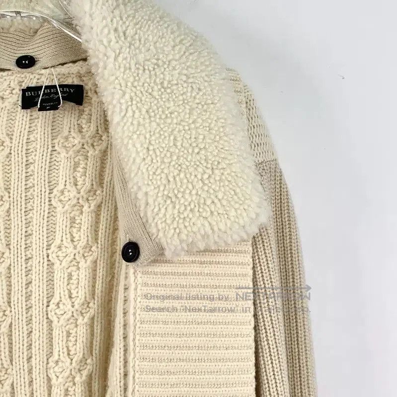 Burberry Burberry Beige Wool Cardigan for Women. Size S / US 4 / IT 40 - 3 Thumbnail