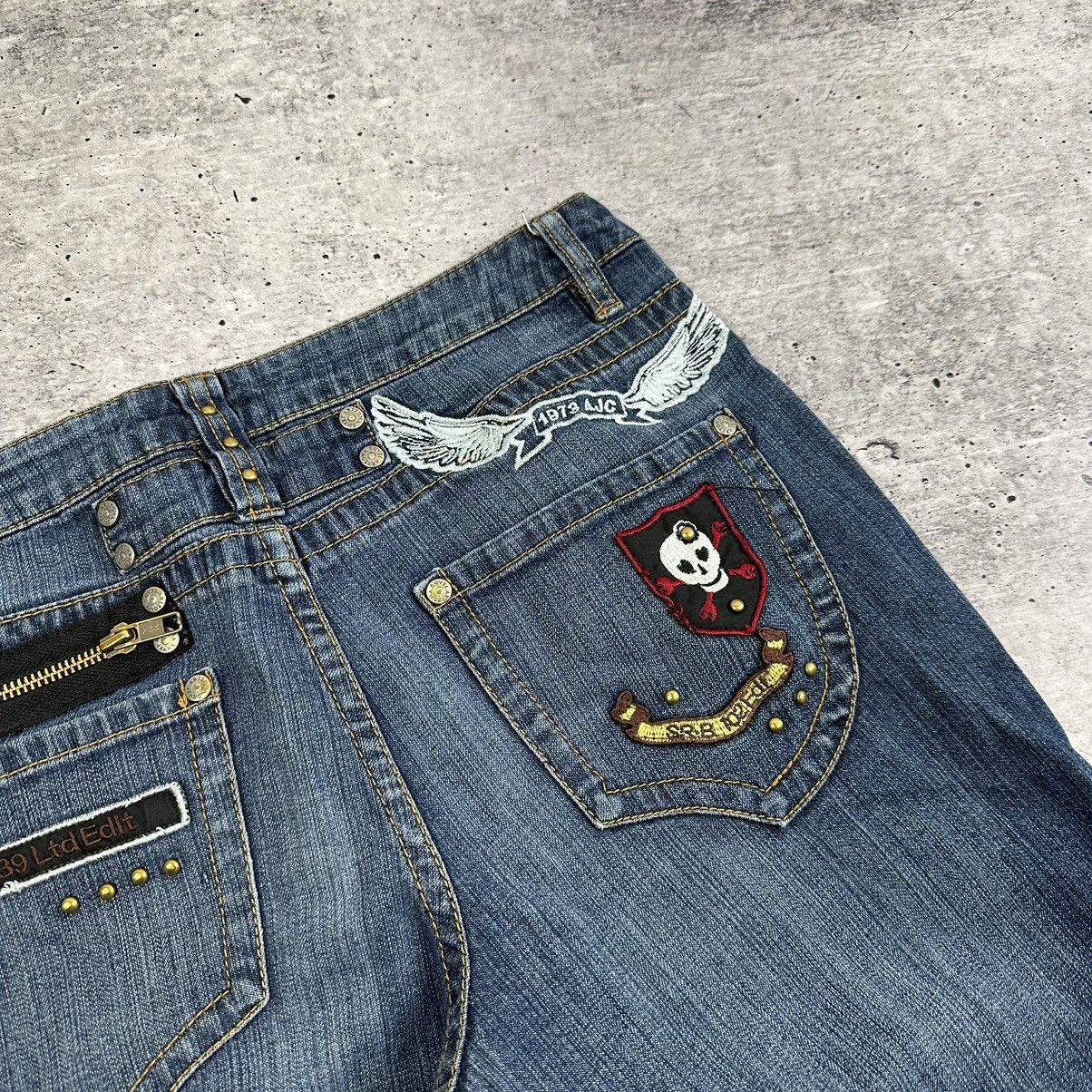 Japanese Brand × Vintage Vintage AJC Flared Jeans Blue Size UK 12 US 10 Size 30" / US 8 / IT 44 - 5 Thumbnail