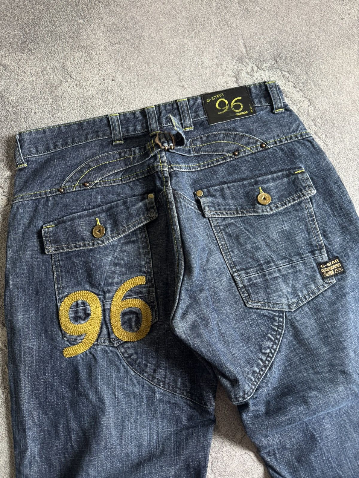 G-Star G star raw 34 cargo denim baggy pants jeans trousers y2k 90s Size US 34 / EU 50 - 3 Thumbnail