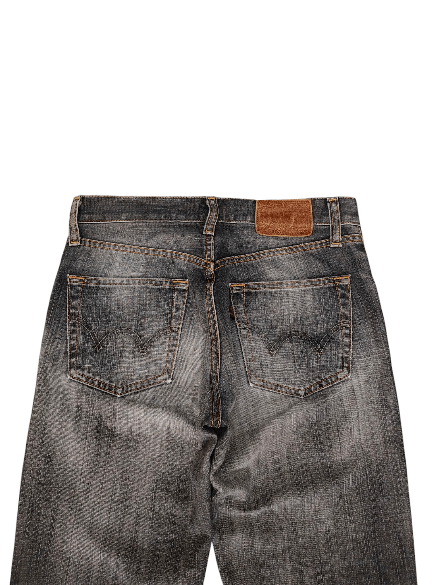 If Six Was Nine Vintage Y2k Edwin 503 Distress Faded Clawmark Denim Jeans Size US 28 / EU 44 - 10 Thumbnail
