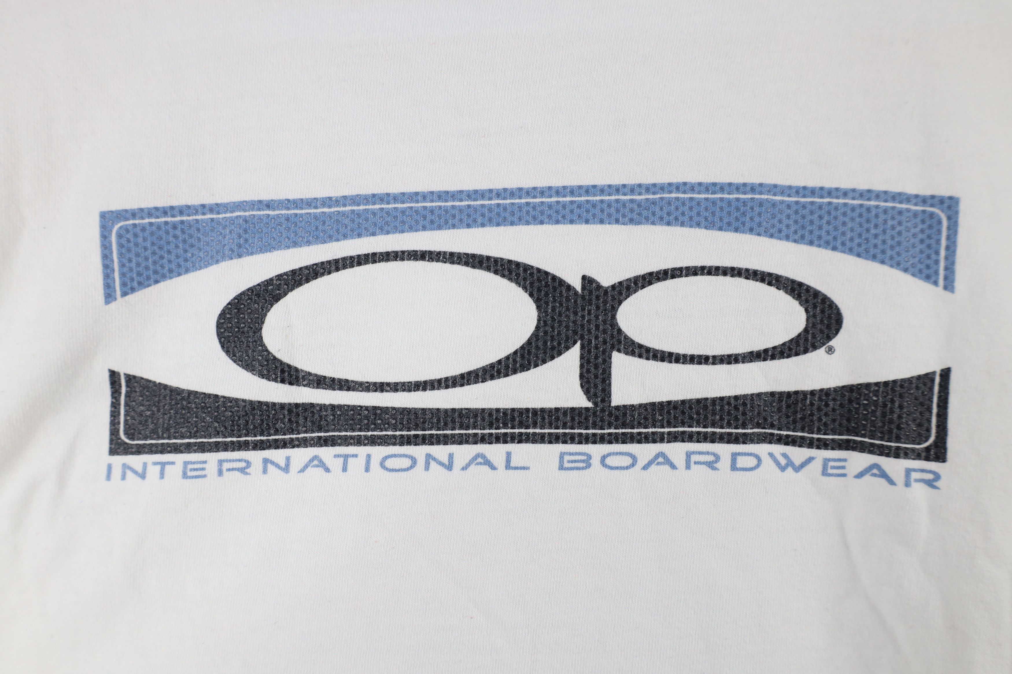 Ocean Pacific × Vintage Vintage 90s Ocean Pacific OP Center Logo Surfing T-Shirt Size US L / EU 52-54 / 3 - 9 Thumbnail