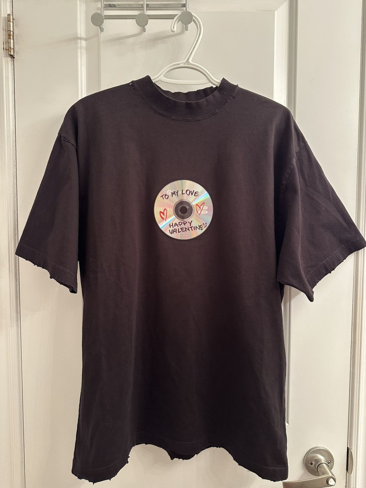 トップス BALENCIAGA TO MY LOVE HAPPY VALENTINE Balenciaga × Designer Balenciaga St. Valentin To My Love CD Tee in
