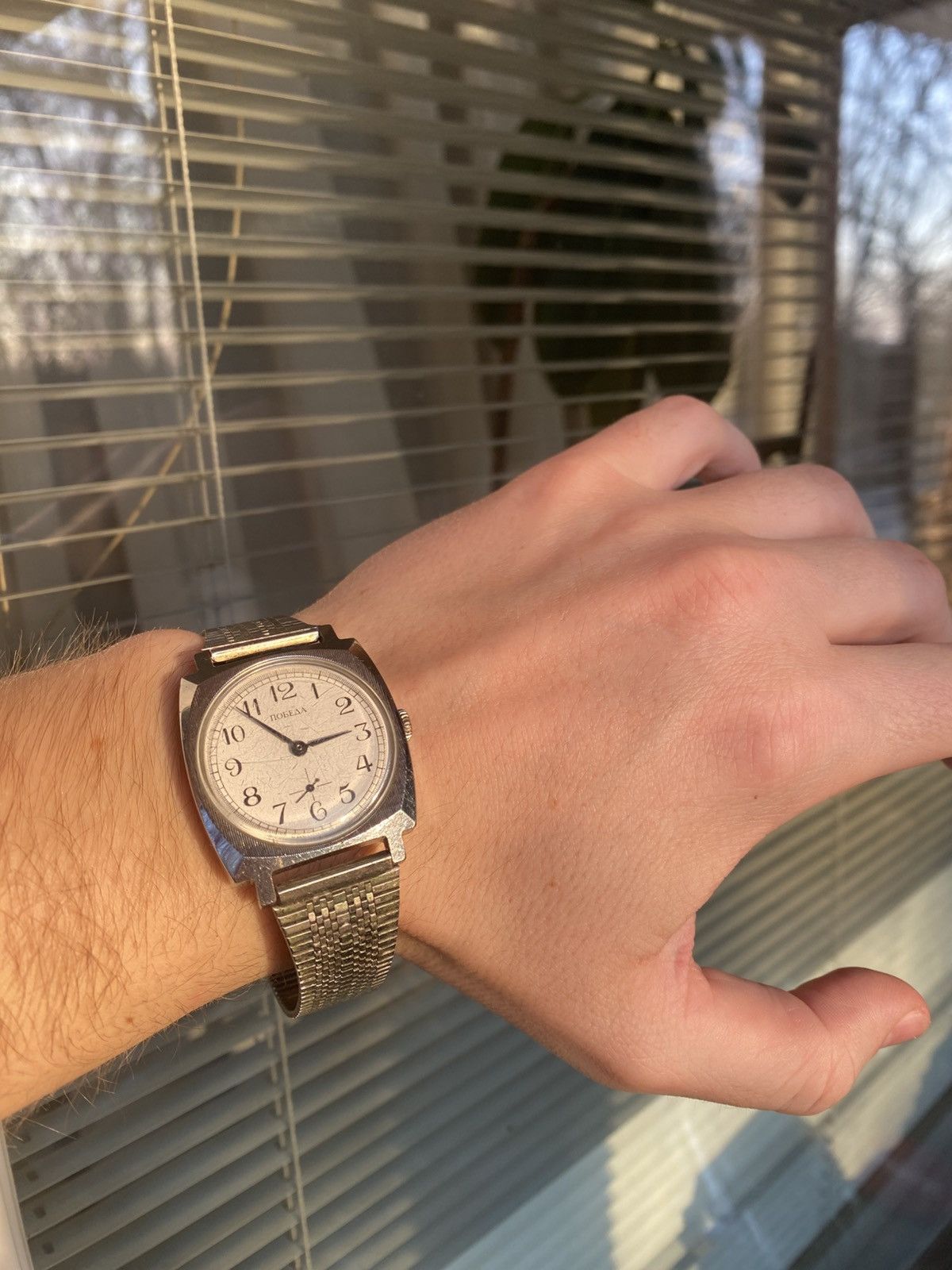 Vintage Vintage 80s USSR watch Soviet Pobeda stainless steel Size ONE SIZE - 3 Thumbnail