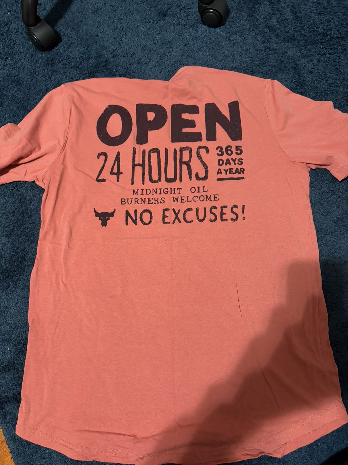 Under Armour Pink project rock t shirt Size US L / EU 52-54 / 3 - 1 Thumbnail