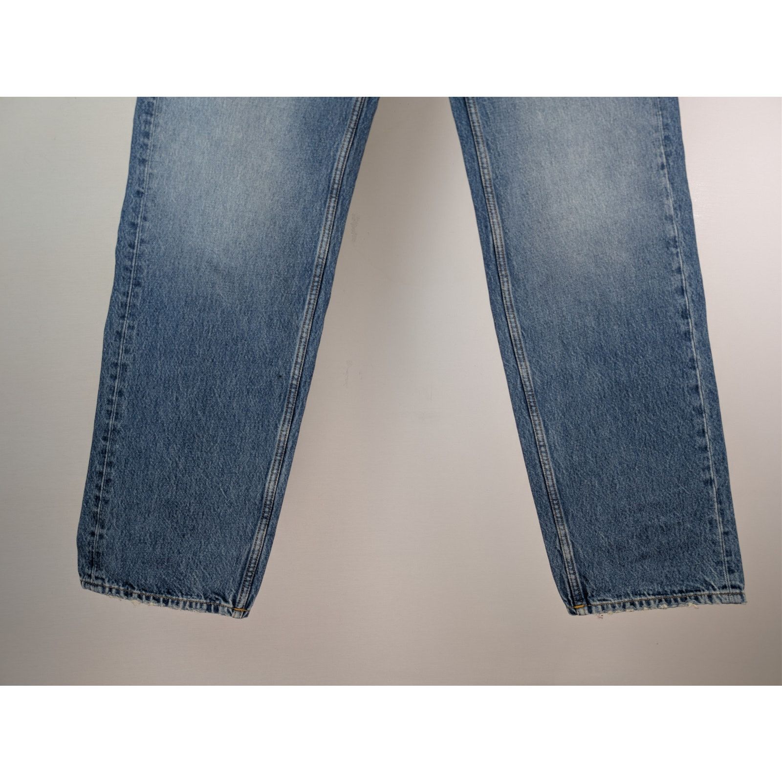 Saint Laurent Paris o1rshd1 Long Extreme Baggy Globe Sky Denim Jeans in Blue Size US 34 / EU 50 - 4 Thumbnail