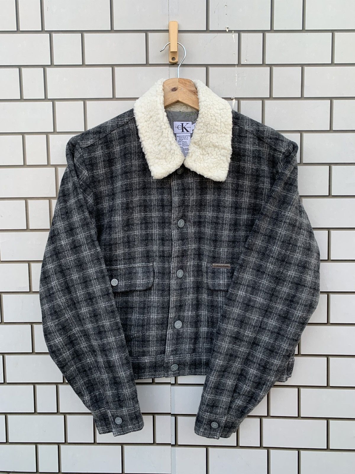 Calvin Klein × Vintage Vintage Calvin Klein Jeans Cropped Jacket Size US S / EU 44-46 / 1 - 2 Thumbnail