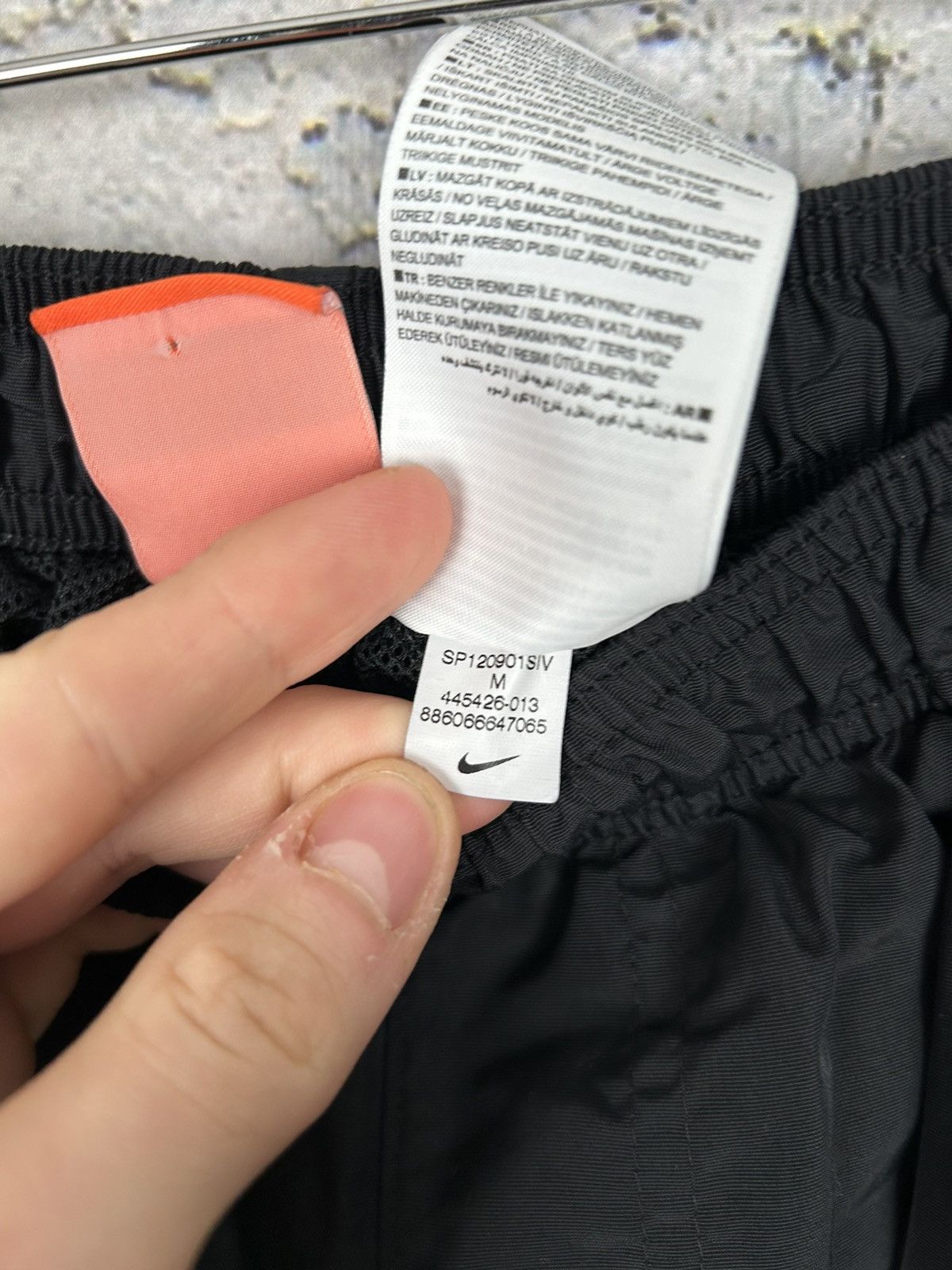 Nike Vintage Nike Black Drill Gorpcore Sweatpants Streetwear Rap Size US 32 / EU 48 - 7 Thumbnail
