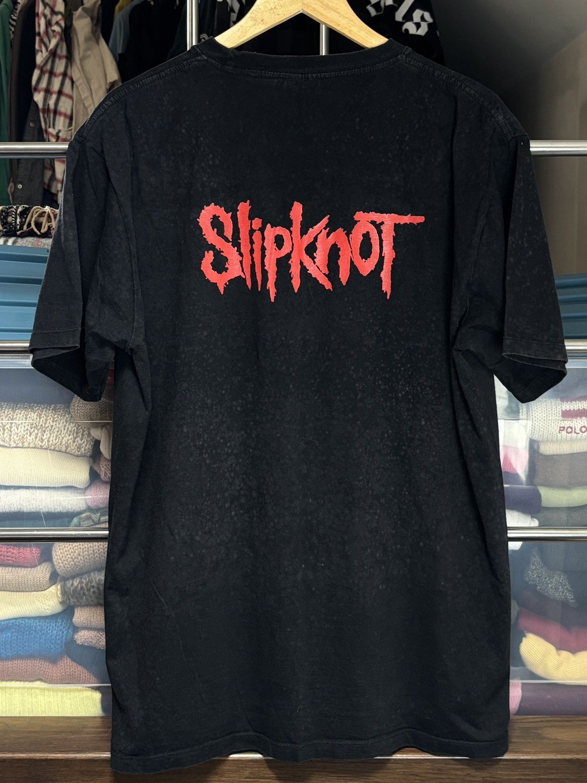 Vintage Slipknot Vintage Heavy Metal Band Rock Tees Rare Print Size US XL / EU 56 / 4 - 3 Thumbnail