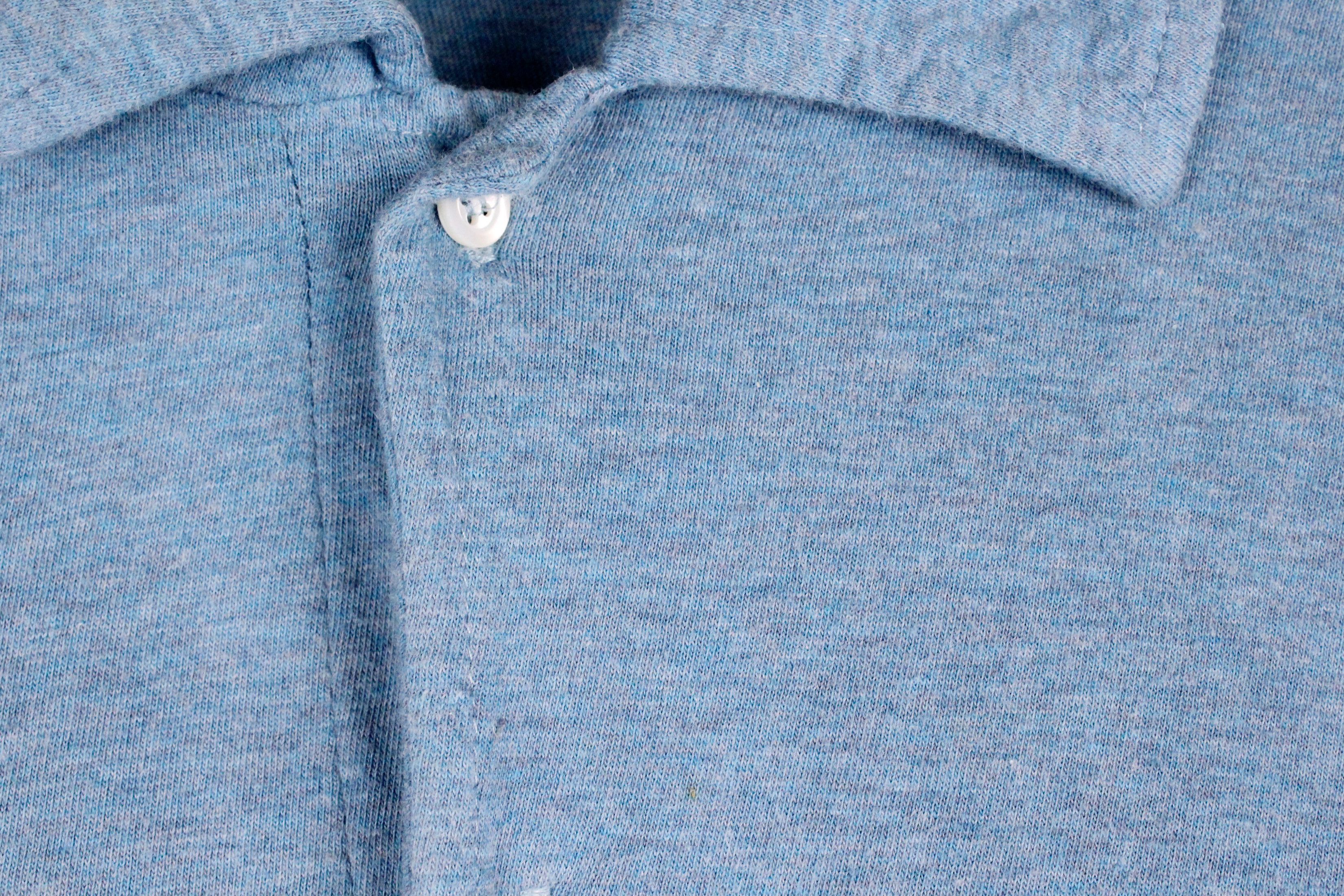 Aspesi Aspesi Turquoise Melange Polo Shirt Size US M / EU 48-50 / 2 - 5 Thumbnail