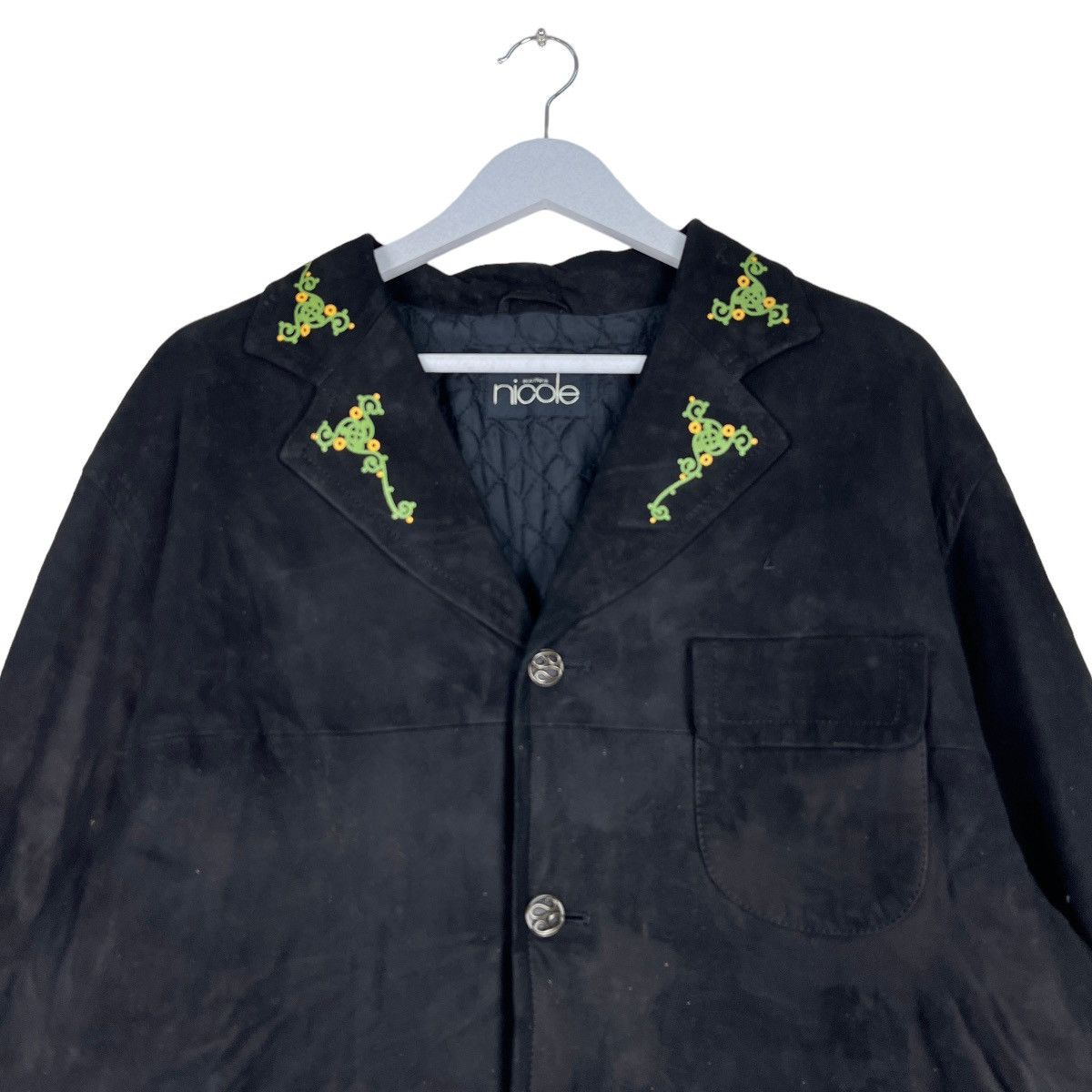Japanese Brand 🔥 NICOLE BOUTIQUE SHEEPSKIN LEATHER JACKET MADE IN JAPAN Size US L / EU 52-54 / 3 - 4 Thumbnail
