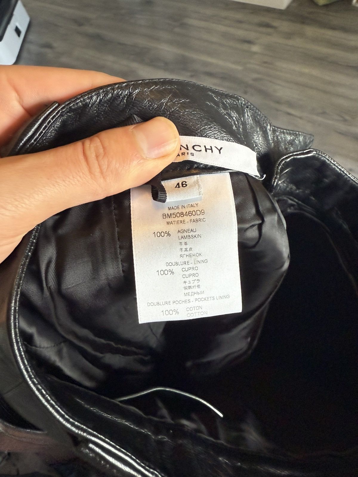 Givenchy Givenchy Lambskin Pleated Trousers in Black Size US 30 / EU 46 - 16 Thumbnail