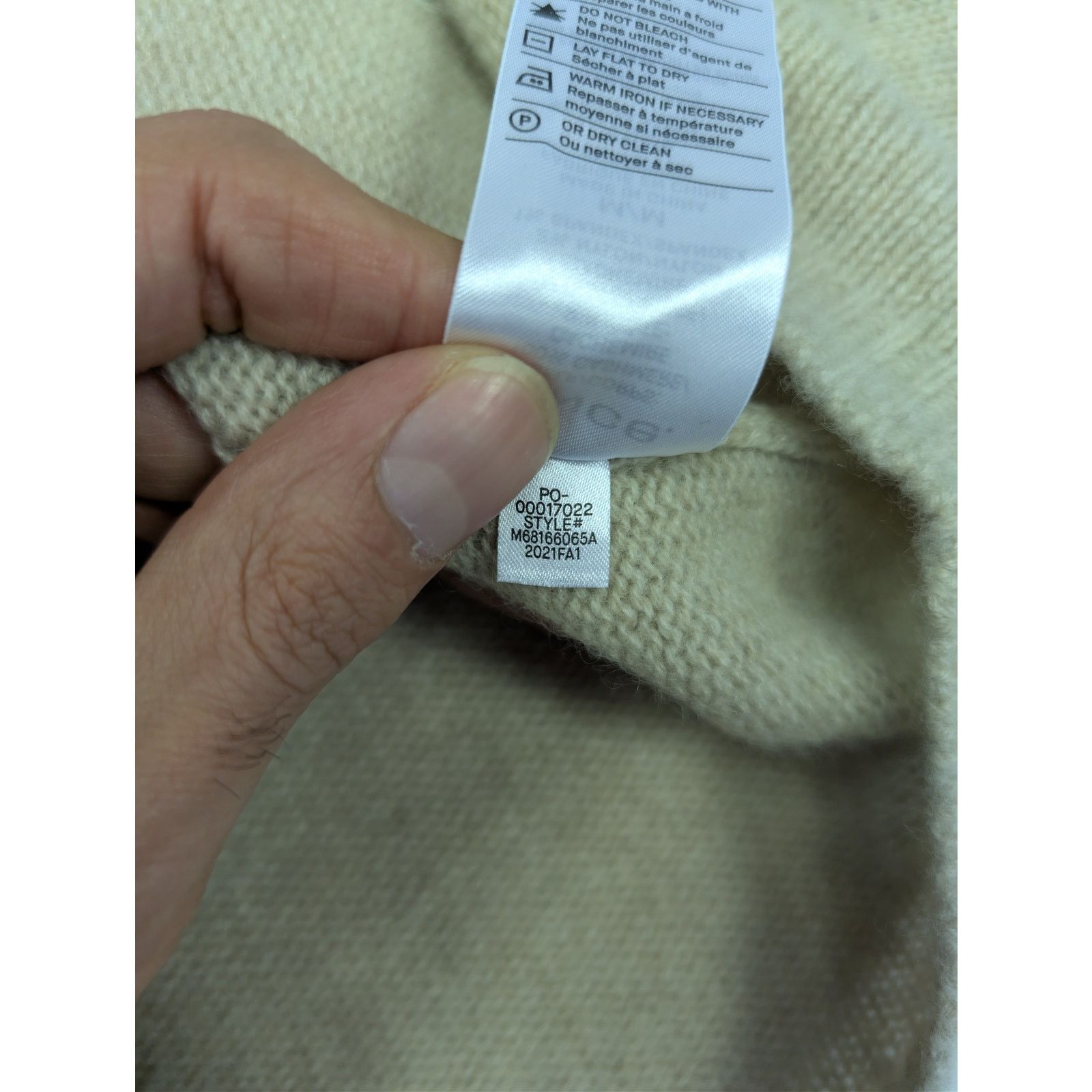 Vince o1rshd1 CC20 Crewneck Sweatshirt in Beige Size US M / EU 48-50 / 2 - 18 Thumbnail