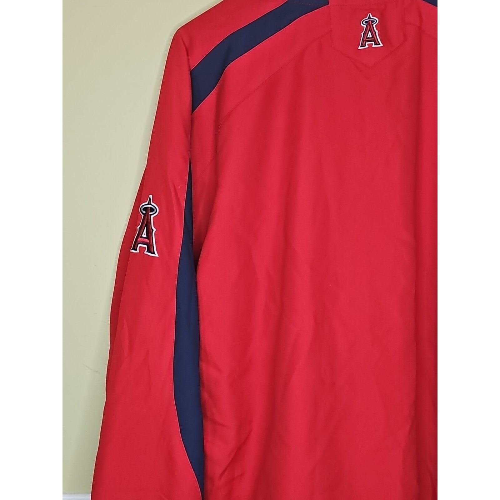 MLB MLB Los Angeles Angels Pullover Jacket Wind Breaker Size L Size US L / EU 52-54 / 3 - 10 Thumbnail