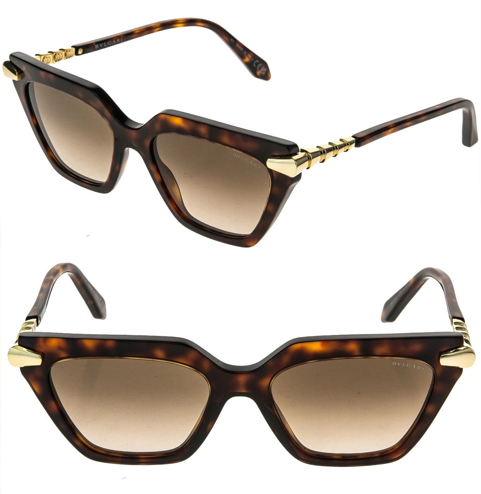 Bvlgari BVLGARI 40031 Serpenti Viper BV40031I Brown Sunglasses 54F Size ONE SIZE - 1 Thumbnail