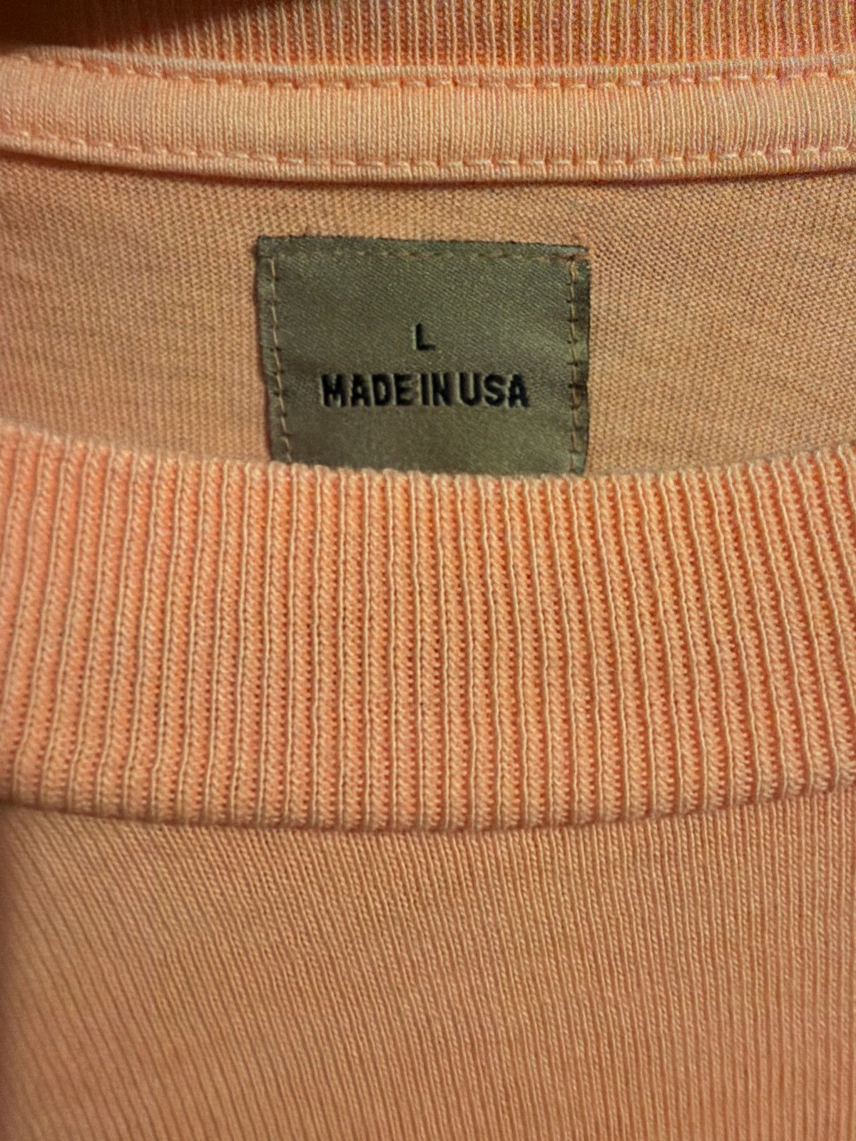 Kanye West Calabasas YZY Neon Orange Long-Sleeve Tee Shirt Size US L / EU 52-54 / 3 - 3 Thumbnail