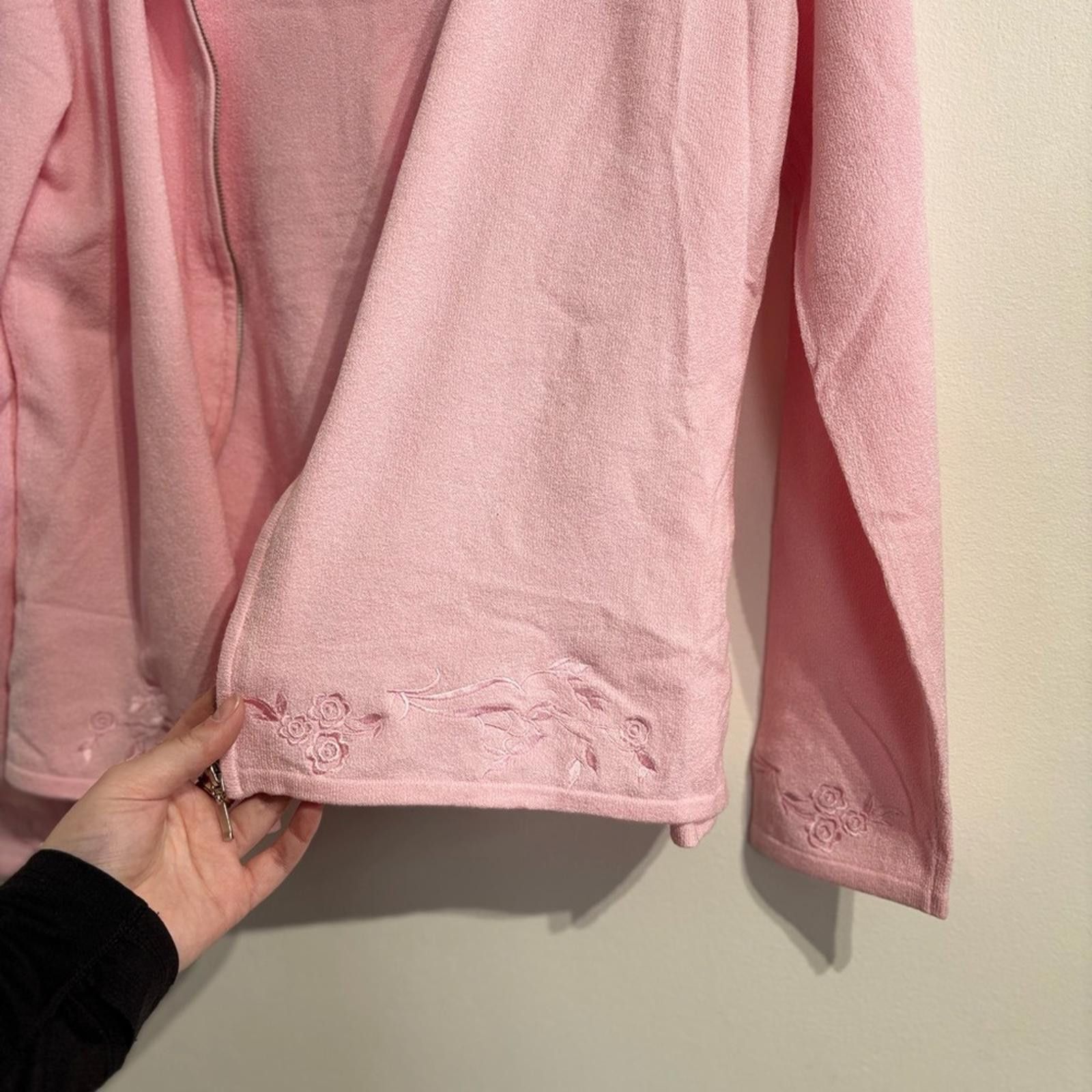 Designer mac & jac Pink Women's Hoodie and Sweatshirt Size L / US 10 / IT 46 - 3 Thumbnail