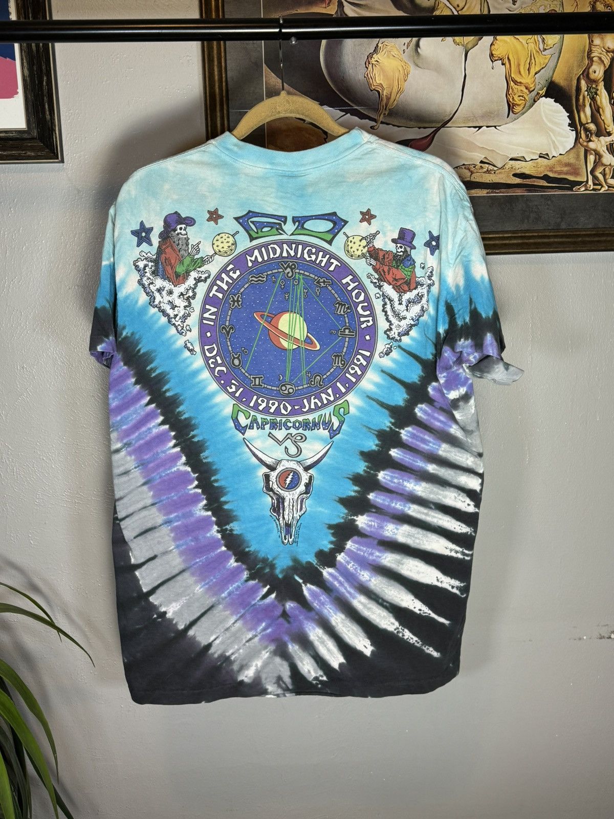 Grateful Dead × Liquid Blue × Vintage Vintage Grateful Dead Shirt NYE 1990 “Midnight Hour” Size US XL / EU 56 / 4 - 2 Thumbnail