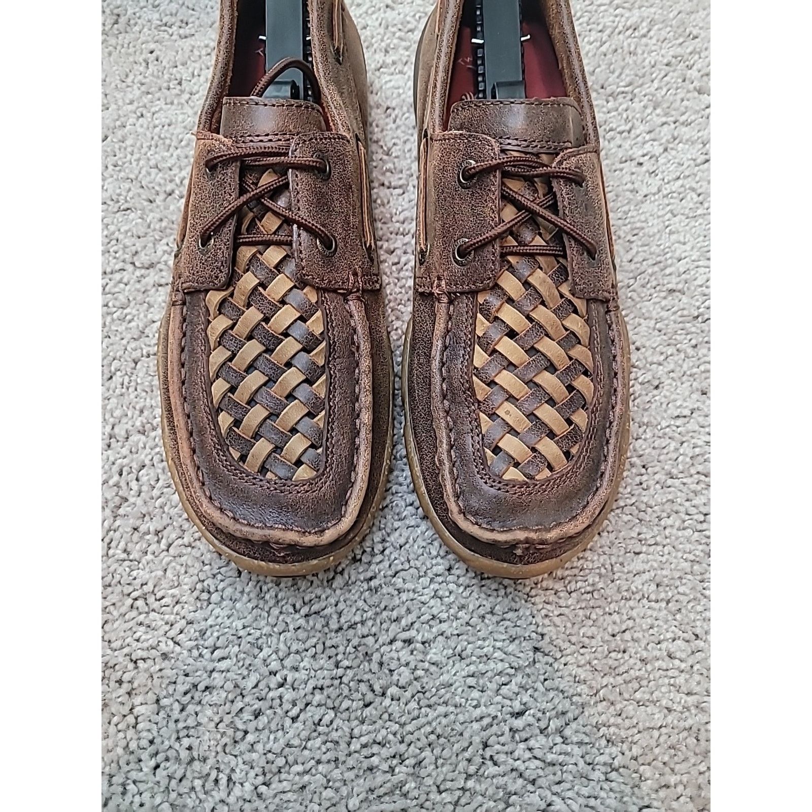 Twisted X Twisted X Women’s Driving Moc Shoes – Woven Moc Toe – Sz 9M Size US 9 / IT 39 - 2 Thumbnail
