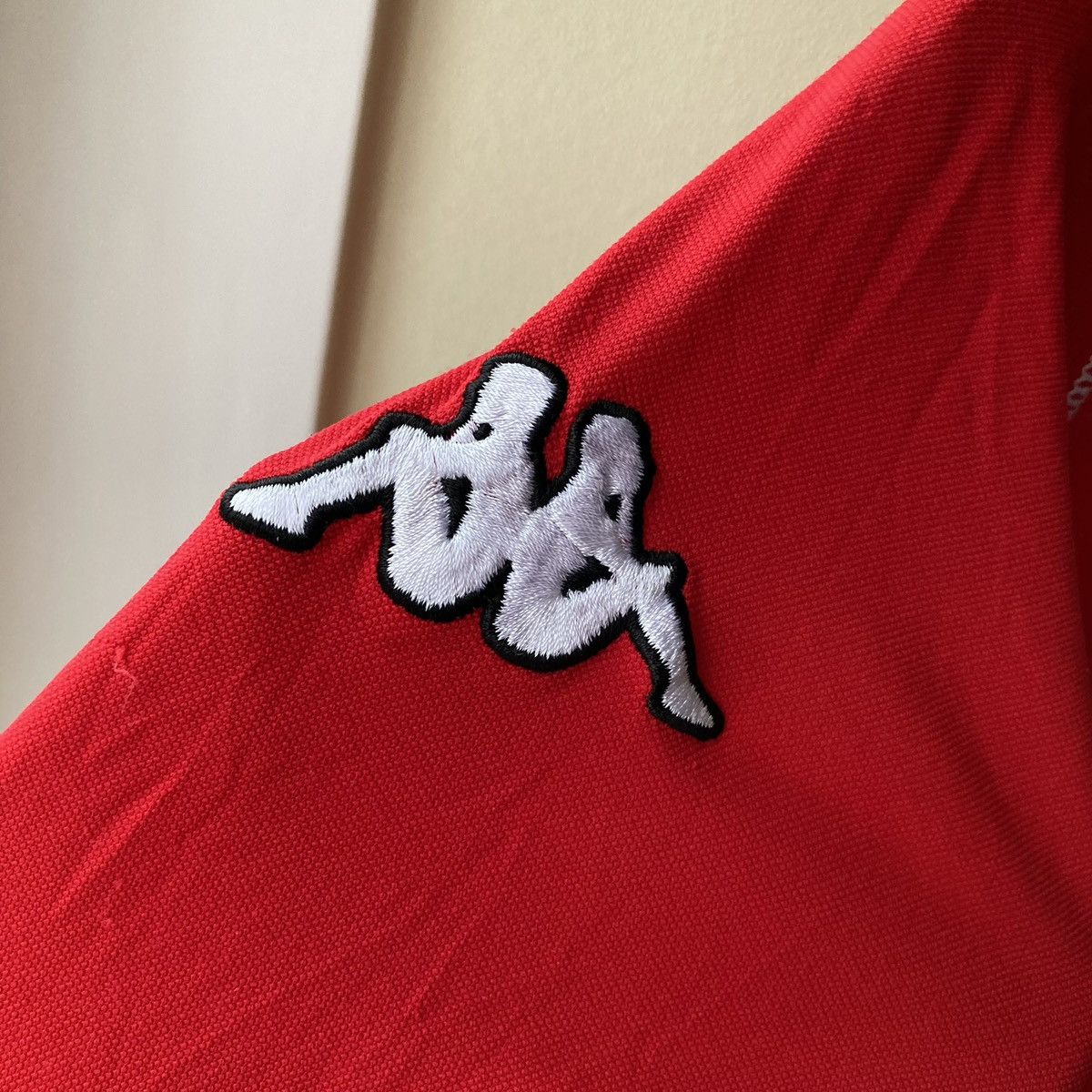 Vintage Wales 00s Kappa Jersey Blokcore Style Vintage Football Tee Size US L / EU 52-54 / 3 - 4 Thumbnail