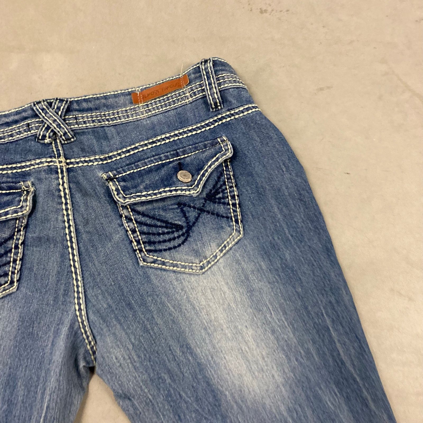 Vintage y2k low rise bootcut Jeans 33x32 Size US 33 - 4 Thumbnail